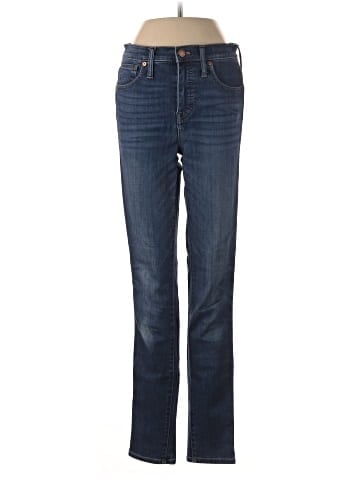 Madewell Tall 10" High-Rise Skinny Jeans in Danny Wash: TENCEL&trade; Denim Edition (view 1)