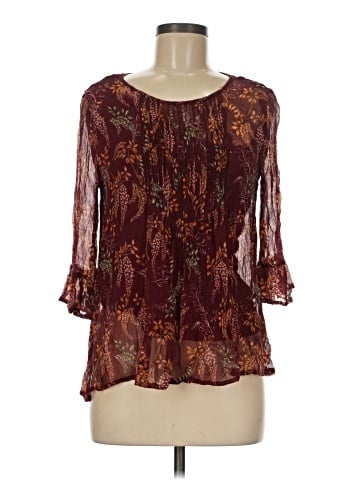 Sundance 3/4 Sleeve Blouse (view 1)