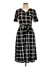 Flax Plaid Black Casual Dress Size 10 (M) - photo 1