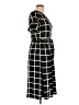 Flax Plaid Black Casual Dress Size 10 (M) - photo 4