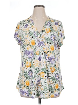 Lane Bryant Short Sleeve Henley