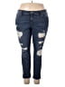 Torrid Hearts Blue Jeans Size 22 - photo 1