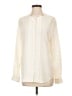 Thakoon 100% Silk Ivory Long Sleeve Silk Top Size S - photo 1