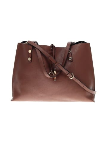 Calvin Klein Leather Tote (view 1)