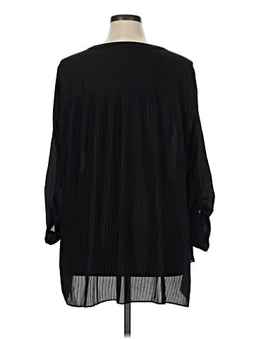 MULTIPLES 3/4 Sleeve Blouse (view 2)