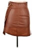 Unbranded Brown Faux Leather Skirt Size XL - photo 1