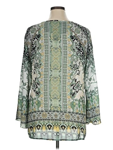 JM Collection 3/4 Sleeve Blouse (view 2)