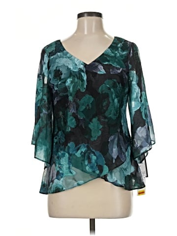 Alex Evenings 3/4 Sleeve Blouse (view 1)