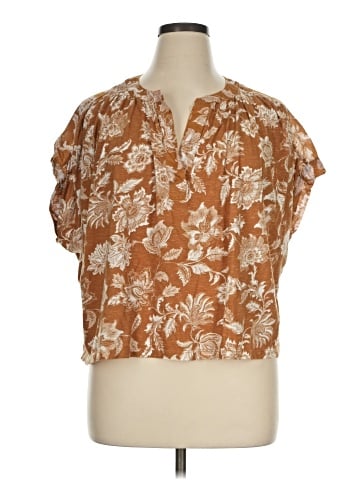 Ann Taylor LOFT Short Sleeve Blouse (view 1)
