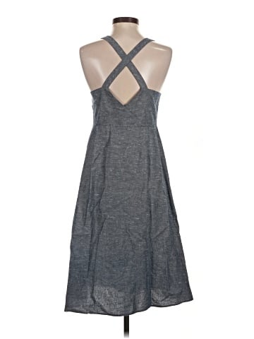 Madewell Chambray Tank Button-Front Midi Dress (view 2)