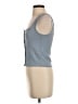 Madewell Blue Ribbed Button-Front Crop Tank Size XS - photo 5