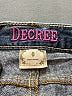 Decree Blue Denim Shorts Size 0 - photo 3