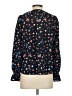 Joie 100% Polyester Black Long Sleeve Blouse Size XS - photo 2