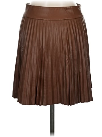 Zara Faux Leather Skirt (view 2)