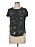 Aqua Black Short Sleeve Top Size M - photo 1