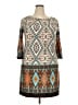 Rouge Print Teal Casual Dress Size 2X (estimated) - photo 1