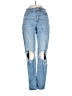 American Eagle Outfitters Hearts Blue Jeans Size 00 - photo 1