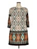 Rouge Print Teal Casual Dress Size 2X (estimated) - photo 2