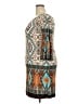 Rouge Print Teal Casual Dress Size 2X (estimated) - photo 5