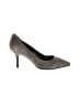 BCBG 100% Leather Gray Heels Size 8 - photo 1