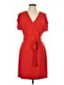 Nine West Solid Red Casual Dress Size L - photo 1
