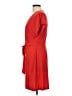 Nine West Solid Red Casual Dress Size L - photo 5