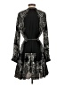Robert Graham Paisley Black Cocktail Dress Size S - photo 2