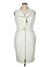 Calvin Klein Ivory Cocktail Dress Size 14 - photo 1