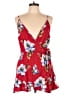 Xhilaration Floral Red Romper Size XL - photo 1