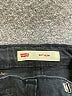 Levi's Solid Black Denim Shorts Size 4 - photo 3