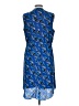 Apt. 9 Print Blue Casual Dress Size L - photo 2