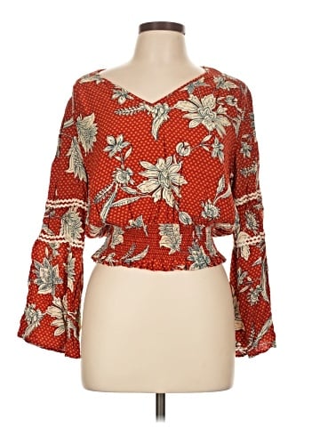 Jessica Simpson 3/4 Sleeve Blouse (view 1)