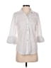 Robert Graham 100% Cotton White 3/4 Sleeve Button-Down Shirt Size S - photo 1