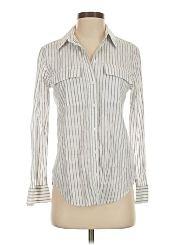 Equipment Long Sleeve Button-Down Shirt (view 1)
