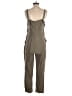 Rag & Bone 100% Viscose Solid Tan Gray Jumpsuit Size 2 - photo 2