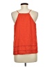 Ann Taylor LOFT Orange Sleeveless Blouse Size M - photo 2