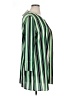 Travelers by Chico's 100% Polyester Stripes Green Blazer Size XL (3) - photo 4