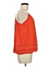 Ann Taylor LOFT Orange Sleeveless Blouse Size M - photo 4