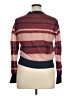 Ella Moss Plaid Burgundy Pullover Sweater Size XL - photo 2