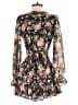 Allison & Kelly 100% Polyester Floral Black Romper Size S - photo 2
