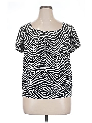 MICHAEL Michael Kors Short Sleeve Blouse (view 1)