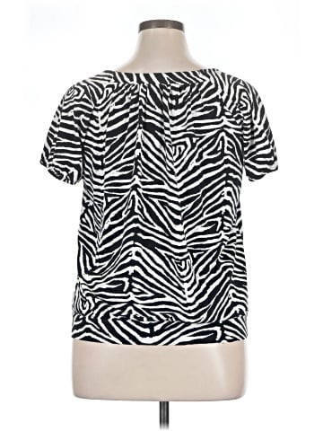 MICHAEL Michael Kors Short Sleeve Blouse (view 2)