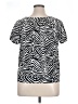 MICHAEL Michael Kors Animal Print Black Short Sleeve Blouse Size 1X - photo 2