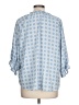 Ruby Rd. 100% Polyester Blue 3/4 Sleeve Blouse Size L - photo 2