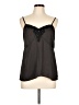 One World 100% Polyester Solid Black Sleeveless Blouse Size L - photo 1