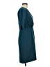 Iris & Ink 100% Polyester Solid Teal Cocktail Dress Size 6 - photo 4