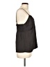One World 100% Polyester Solid Black Sleeveless Blouse Size L - photo 4