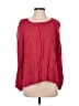 J.Jill 100% Rayon Red Long Sleeve Blouse Size S - photo 1