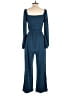 Grace Karin Solid Blue Jumpsuit Size S - photo 2