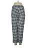 Victoria Beckham for Target Checkered-gingham Blue Casual Pants Size 0 - photo 2